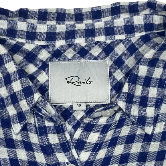 Rails Gingham Button Up Top - Picture 3 of 3